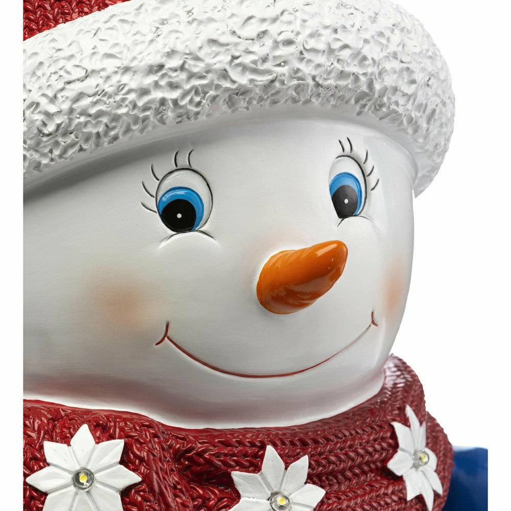 Lighted Snowman Shorty Statue | Plow & Hearth
