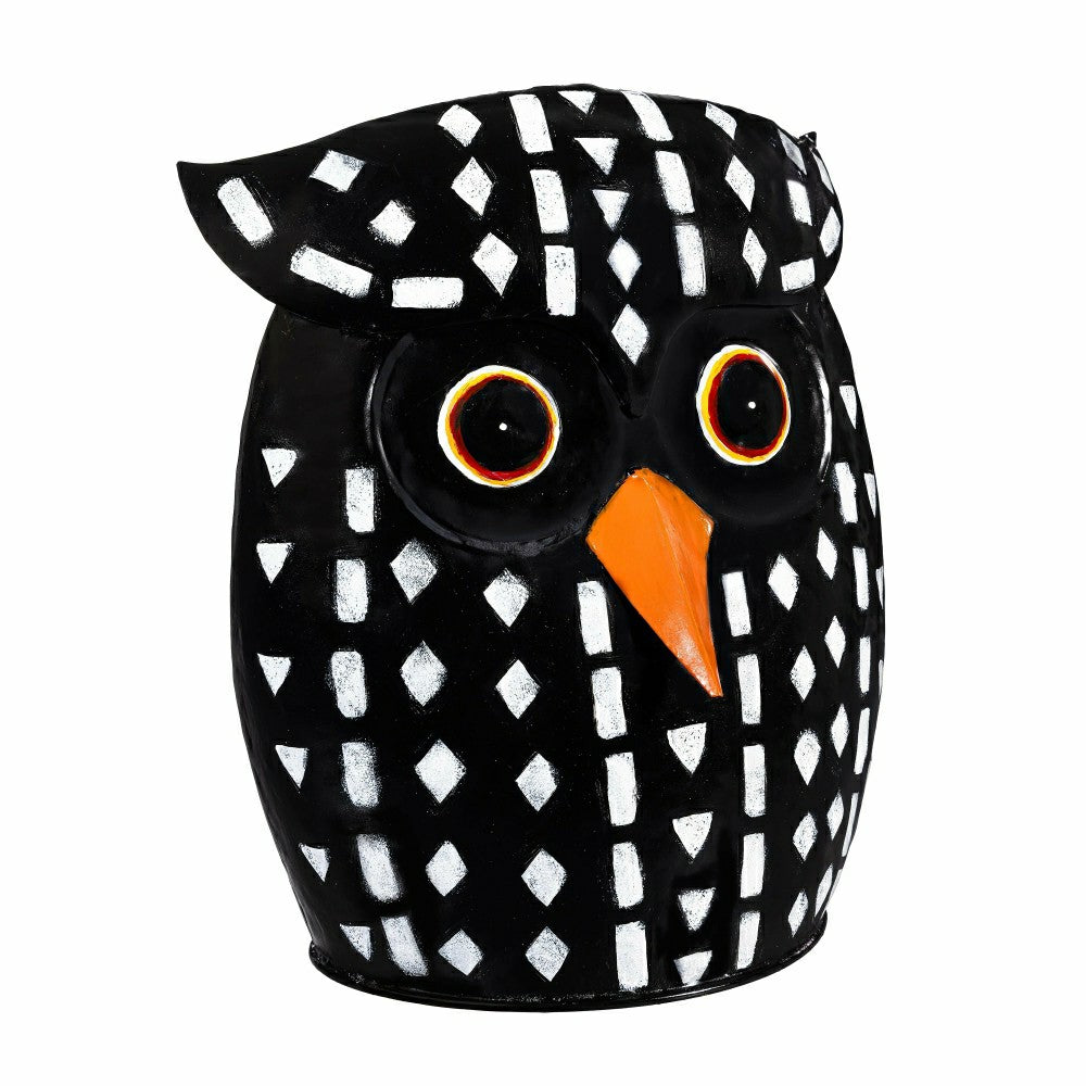 Harvest Dotted Owl Garden Statue Set | Plow & Hearth