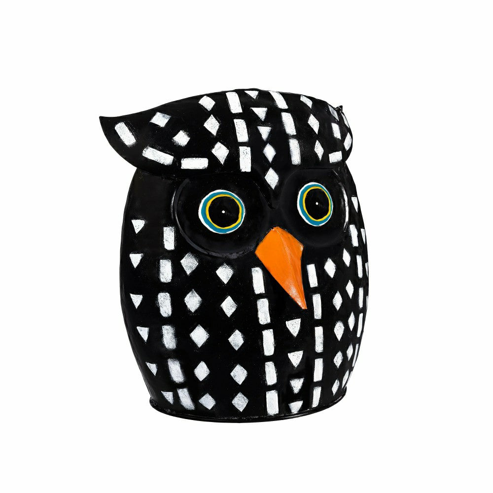 Harvest Dotted Owl Garden Statue Set | Plow & Hearth