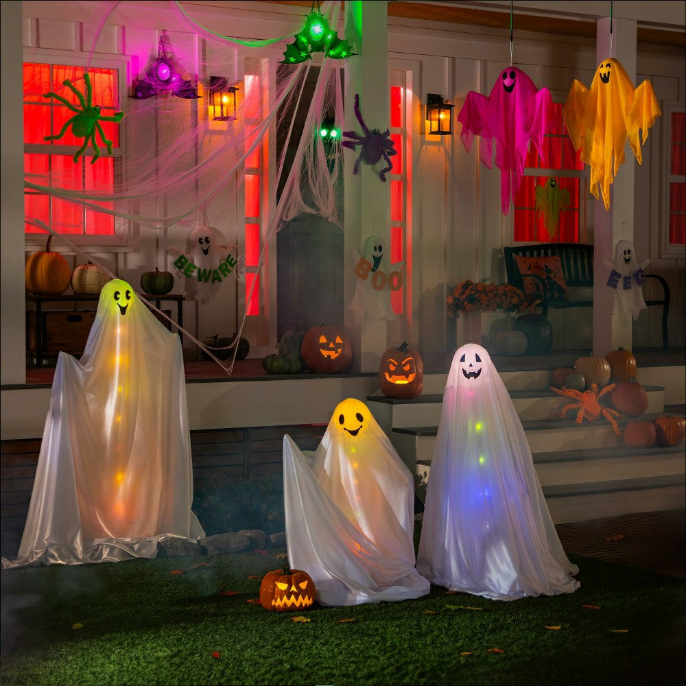 Lighted Ghost Stake, Set of 3 | Plow & Hearth
