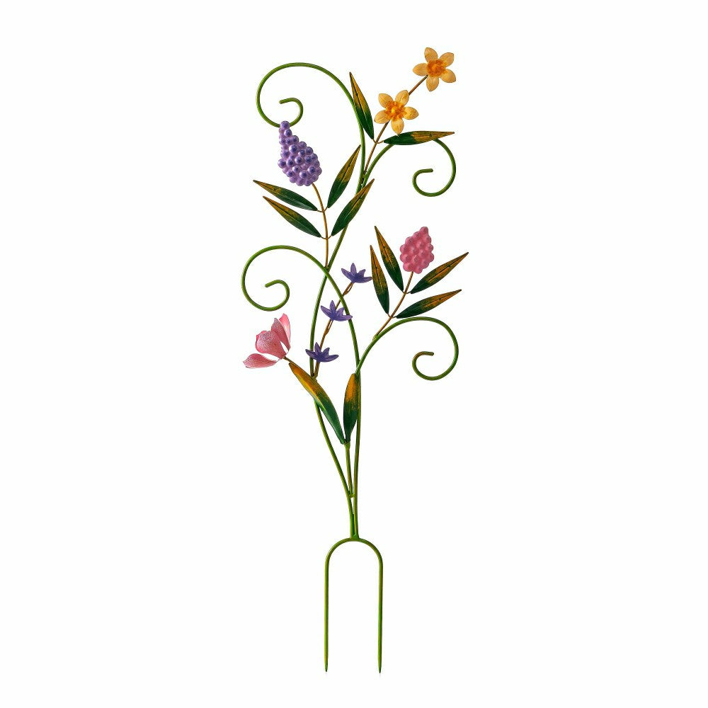 Spring Blooms Metal Garden Stake | Plow & Hearth