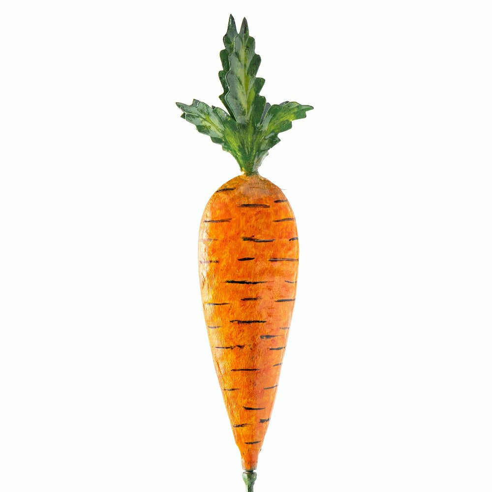 Vegetable Shaped Metal Plant Stakes, Set of 4 | Plow & Hearth