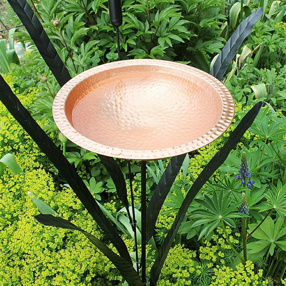 Single Cattail Birdbath | Plow & Hearth