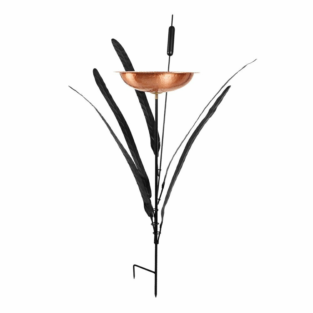 Single Cattail Birdbath | Plow & Hearth