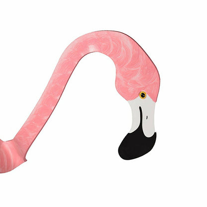 Pink Dancing Flamingo Sculpture | Plow & Hearth