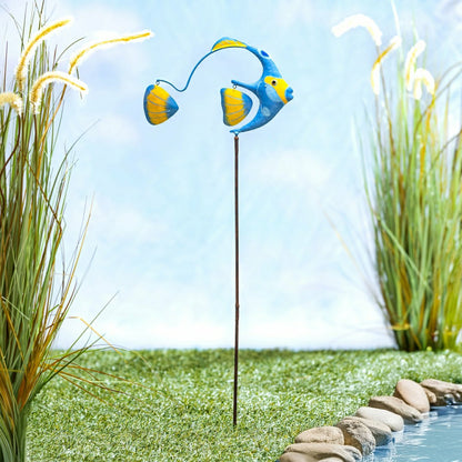 Metal Puffer Fish Stake | Plow & Hearth