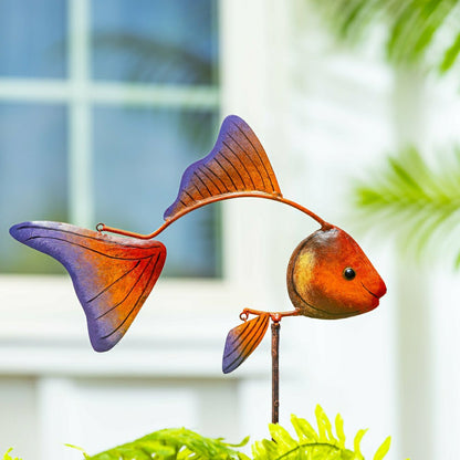 Metal Fish Garden Stake | Plow & Hearth