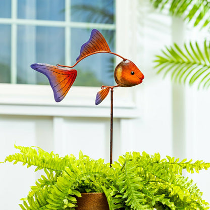 Metal Fish Garden Stake | Plow & Hearth