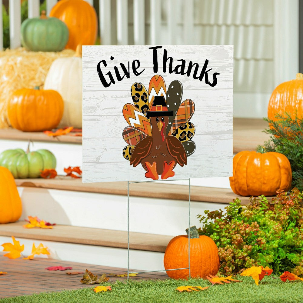 COROPLAST Yard Sign with H-Stake, 24"x18" | Plow & Hearth