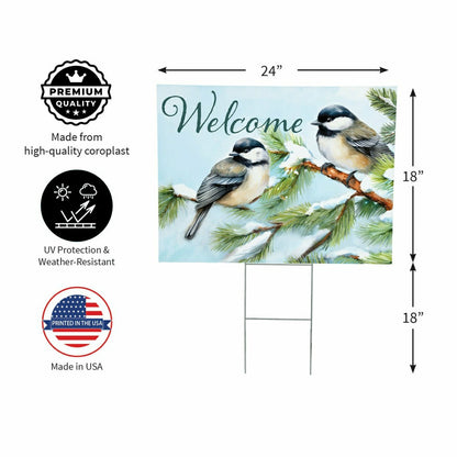 COROPLAST Yard Sign with H-Stake, 24"x18" | Plow & Hearth