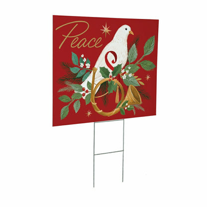 Dove of Peace COROPLAST Yard Sign, 24"x18" | Plow & Hearth