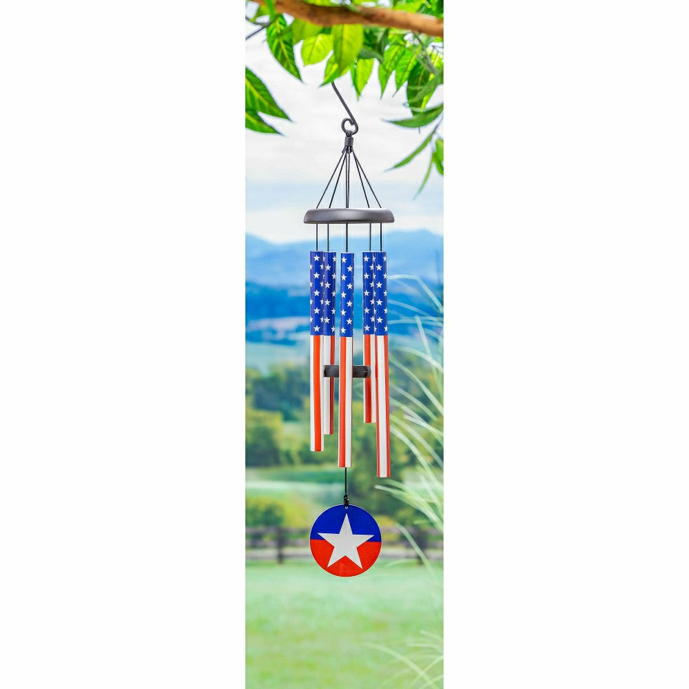 Americana Avria Hand Tuned Wind Chimes | Plow & Hearth