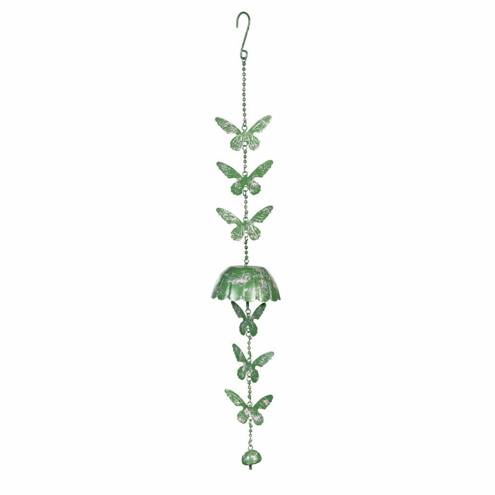 Garden of Wonder Outdoor Hanging Décor, Metal Butterfly, 15" | Plow & Hearth