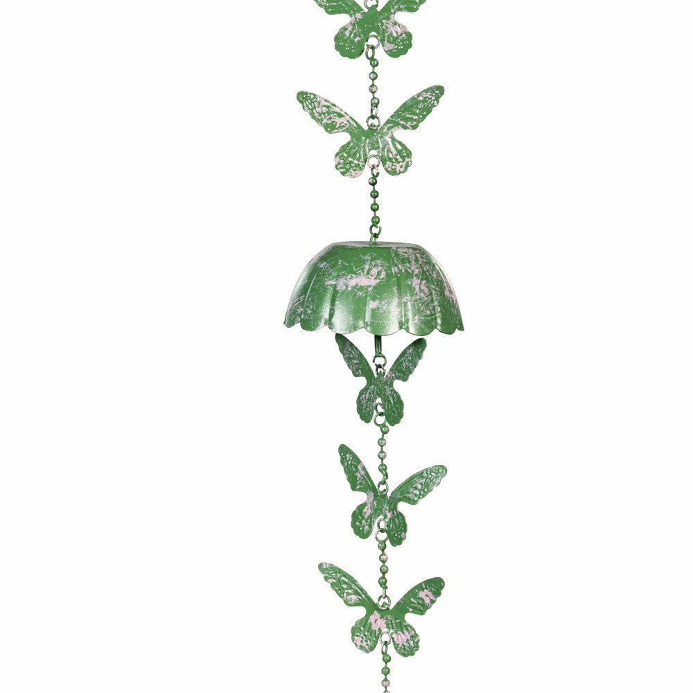 Garden of Wonder Outdoor Hanging Décor, Metal Butterfly, 15" | Plow & Hearth