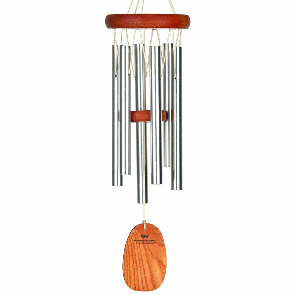 Small Weather-Resistant Aluminum & Bamboo Amazing Grace Tone Wind Chime | Plow & Hearth