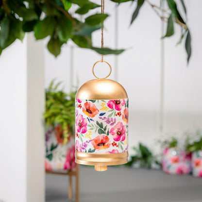 Pastels of Nature Printed Metal Bell | Plow & Hearth
