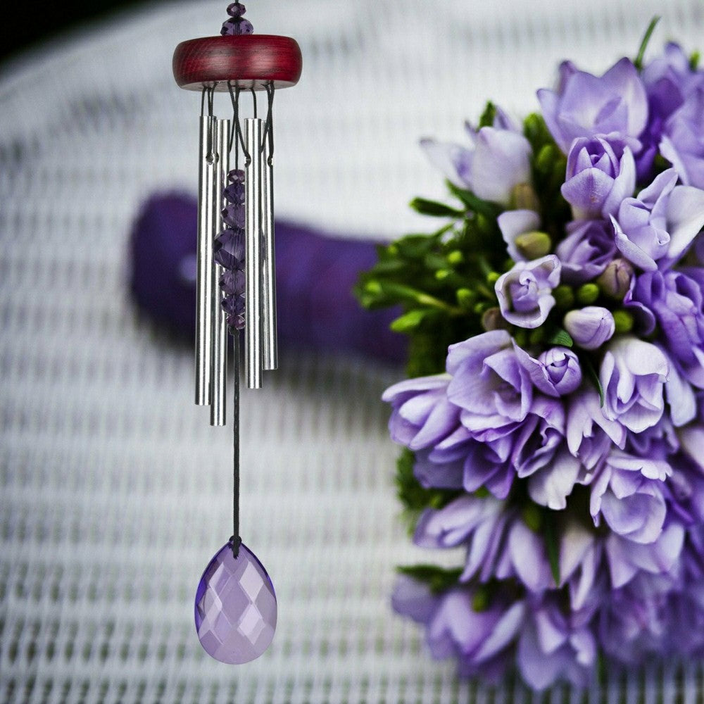 Woodstock Violet Gem Drop Chime | Plow & Hearth