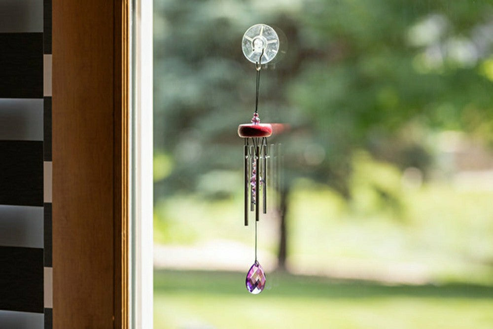 Woodstock Violet Gem Drop Chime | Plow & Hearth