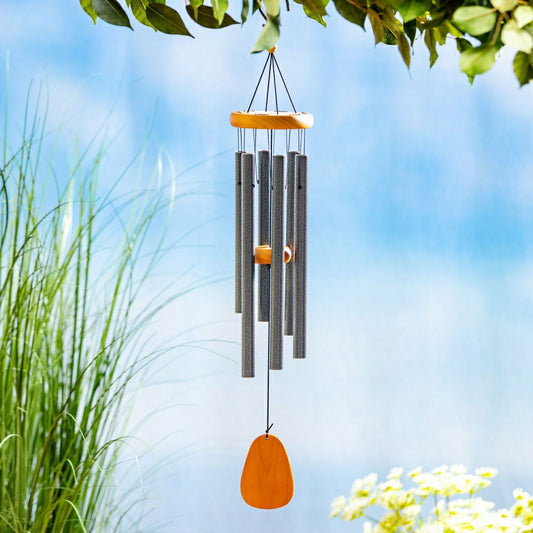 29" Wood Top Wind Chime | Plow & Hearth