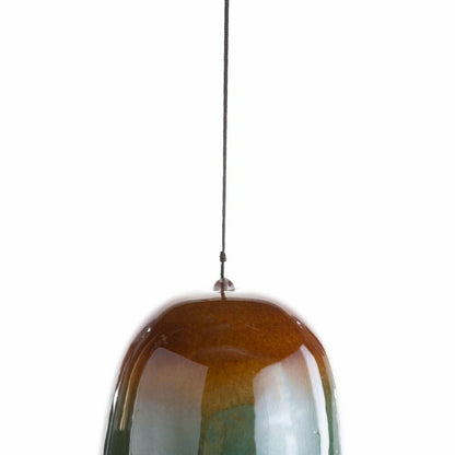 Bly-Green Porcelain Bell with Butterflies | Plow & Hearth