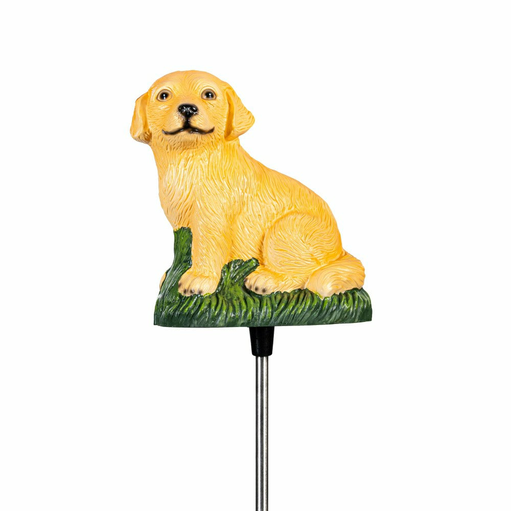 Dog with Sound Solar Garden Stake | Plow & Hearth