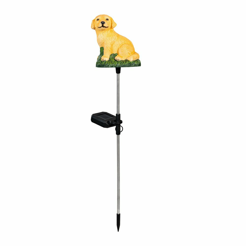Dog with Sound Solar Garden Stake | Plow & Hearth