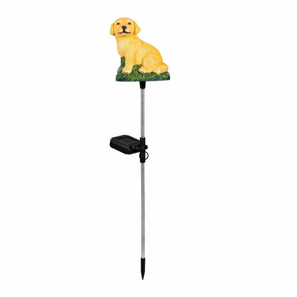 Dog with Sound Solar Garden Stake | Plow & Hearth