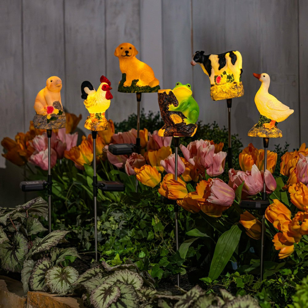 Dog with Sound Solar Garden Stake | Plow & Hearth