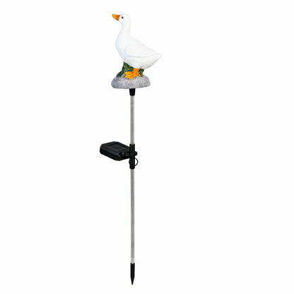 Goose with Sound Solar Garden Stake | Plow & Hearth