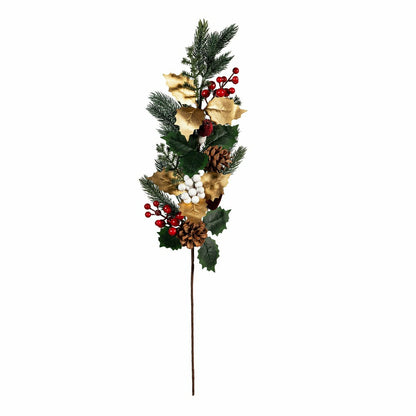 Winter Grove Stem Artificial Pine Cone and Berry, 24"H | Plow & Hearth