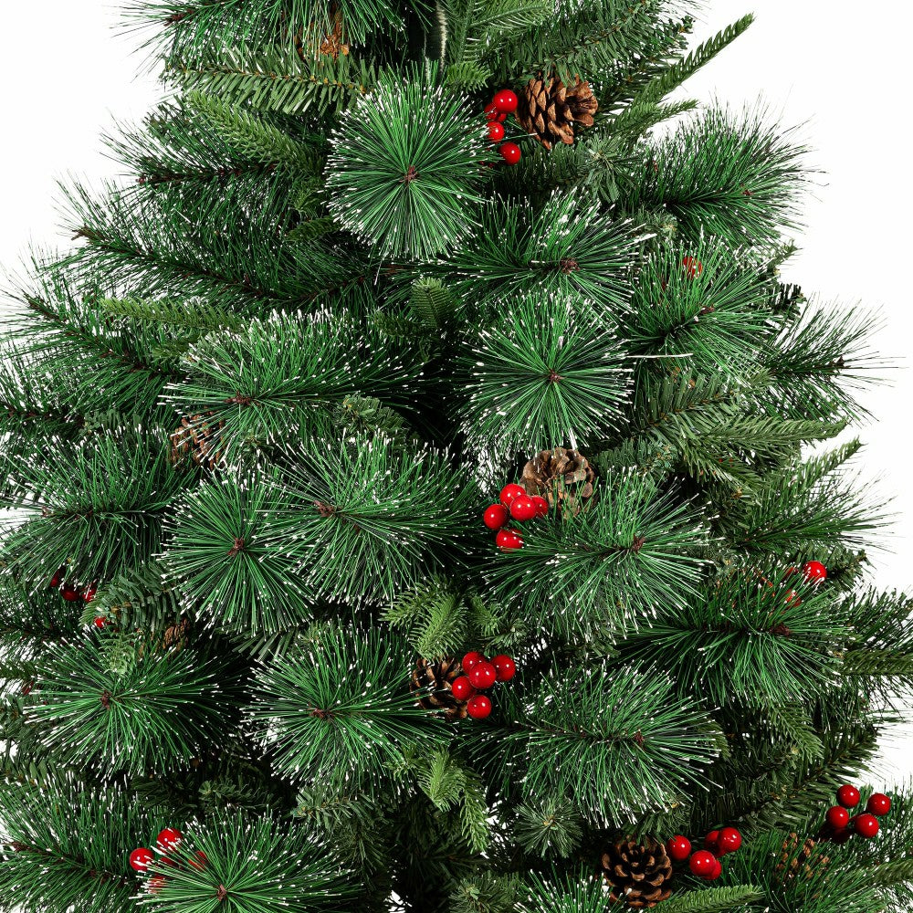 Winter Grove Tree Artificial Pine Cone and Berry, 48”H | Plow & Hearth
