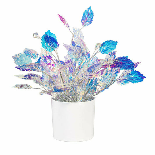 Artificial Iridescent Floral in Pot Table Decor, 13" H | Plow & Hearth