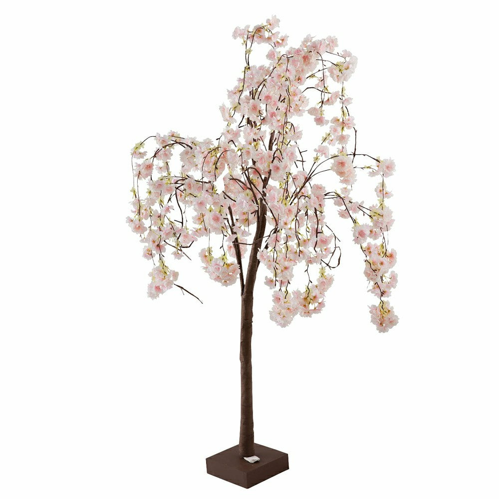 Small Lighted Faux Weeping Cherry Tree | Plow & Hearth
