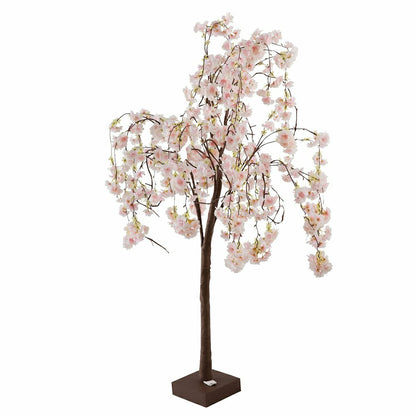 Small Lighted Faux Weeping Cherry Tree | Plow & Hearth