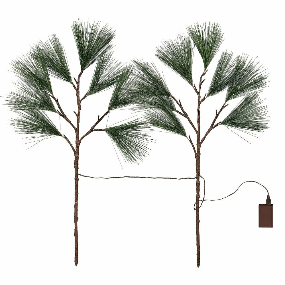 Woodland Storybook Stem Pine LED Artificial Branch, 30"H | Plow & Hearth