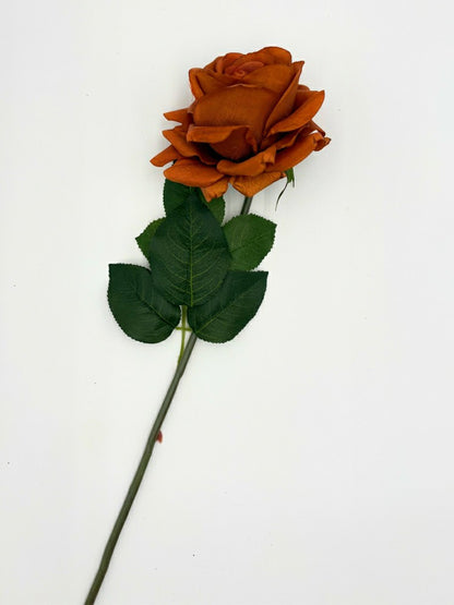 Artificial Real Touch Roses - Bundle of 10 | Plow & Hearth