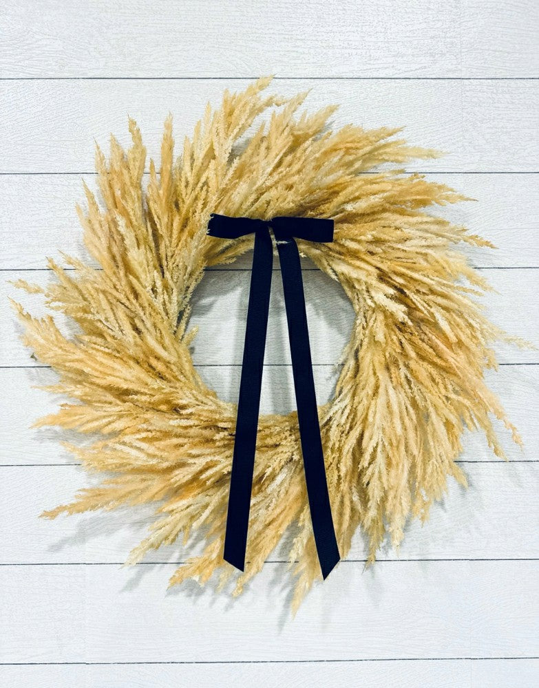 Boho Pampas Wreath | Plow & Hearth