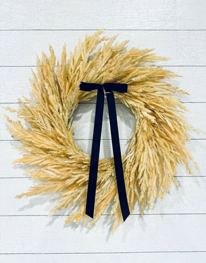 Boho Pampas Wreath | Plow & Hearth