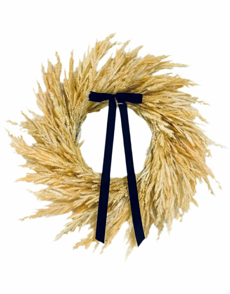 Boho Pampas Wreath | Plow & Hearth
