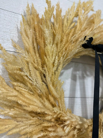 Boho Pampas Wreath | Plow & Hearth