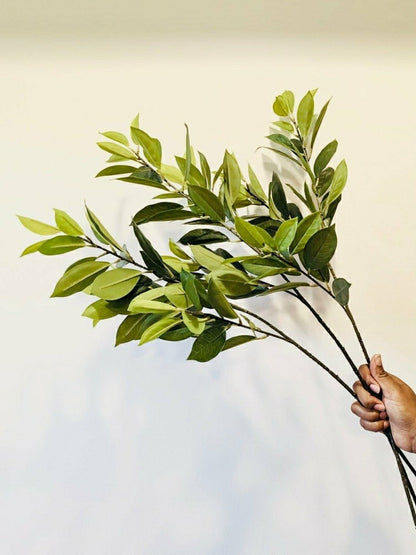 Artificial Bay Leaf Stems - Bundle of 4 | Plow & Hearth