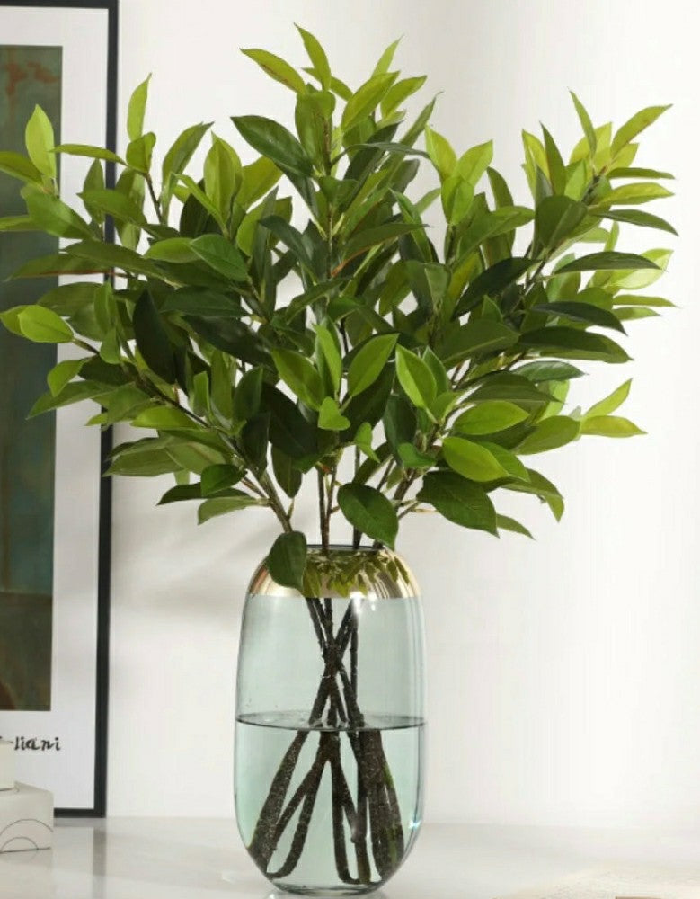 Artificial Bay Leaf Stems - Bundle of 4 | Plow & Hearth