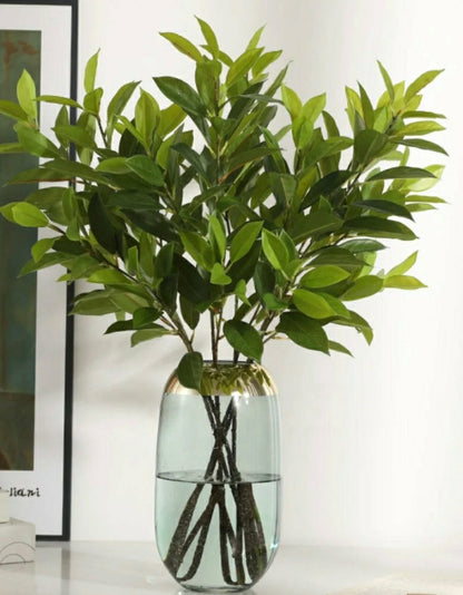 Artificial Bay Leaf Stems - Bundle of 4 | Plow & Hearth