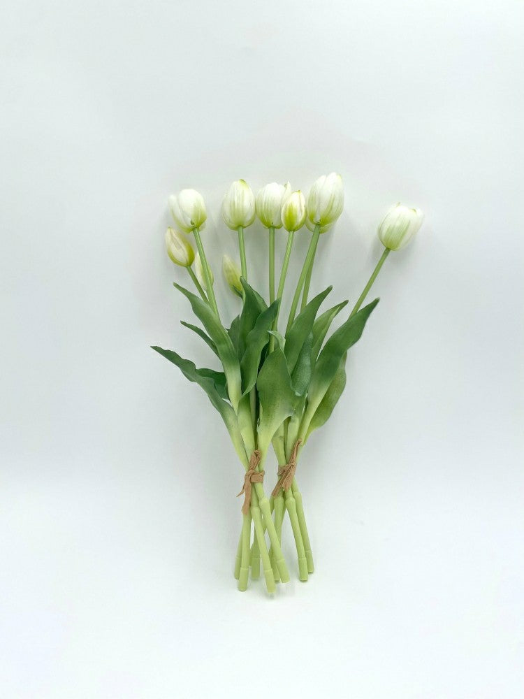 Artificial Real Touch Tulips - Bundle of 10 | Plow & Hearth