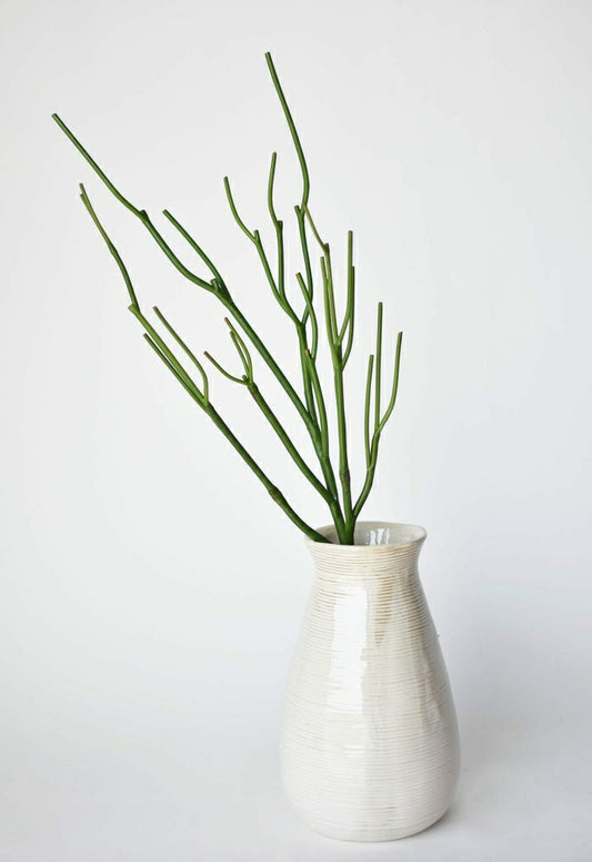 23" Faux Green Pencil Cactus Succulent Stem | Plow & Hearth