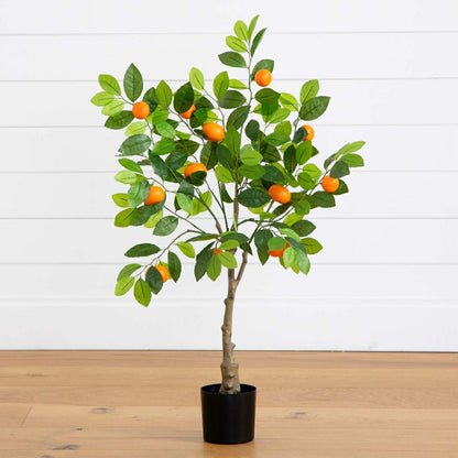 3’ Artificial Tangerine Tree | Plow & Hearth