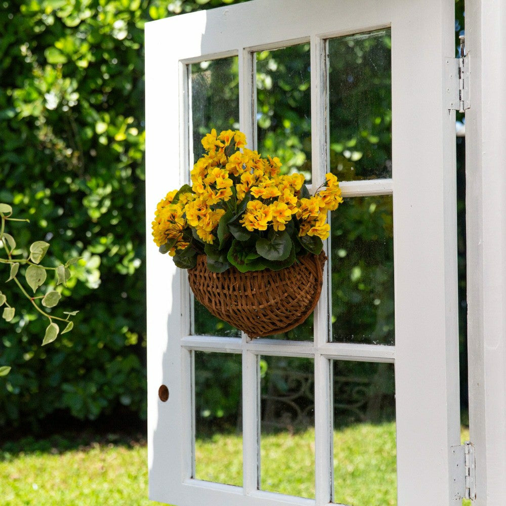 Geranium Artificial Bush - Set of 4 | Plow & Hearth