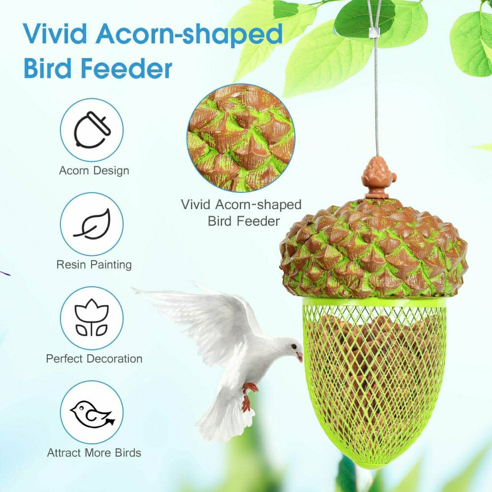 Metal Acorn Wild Bird Feeder | Plow & Hearth