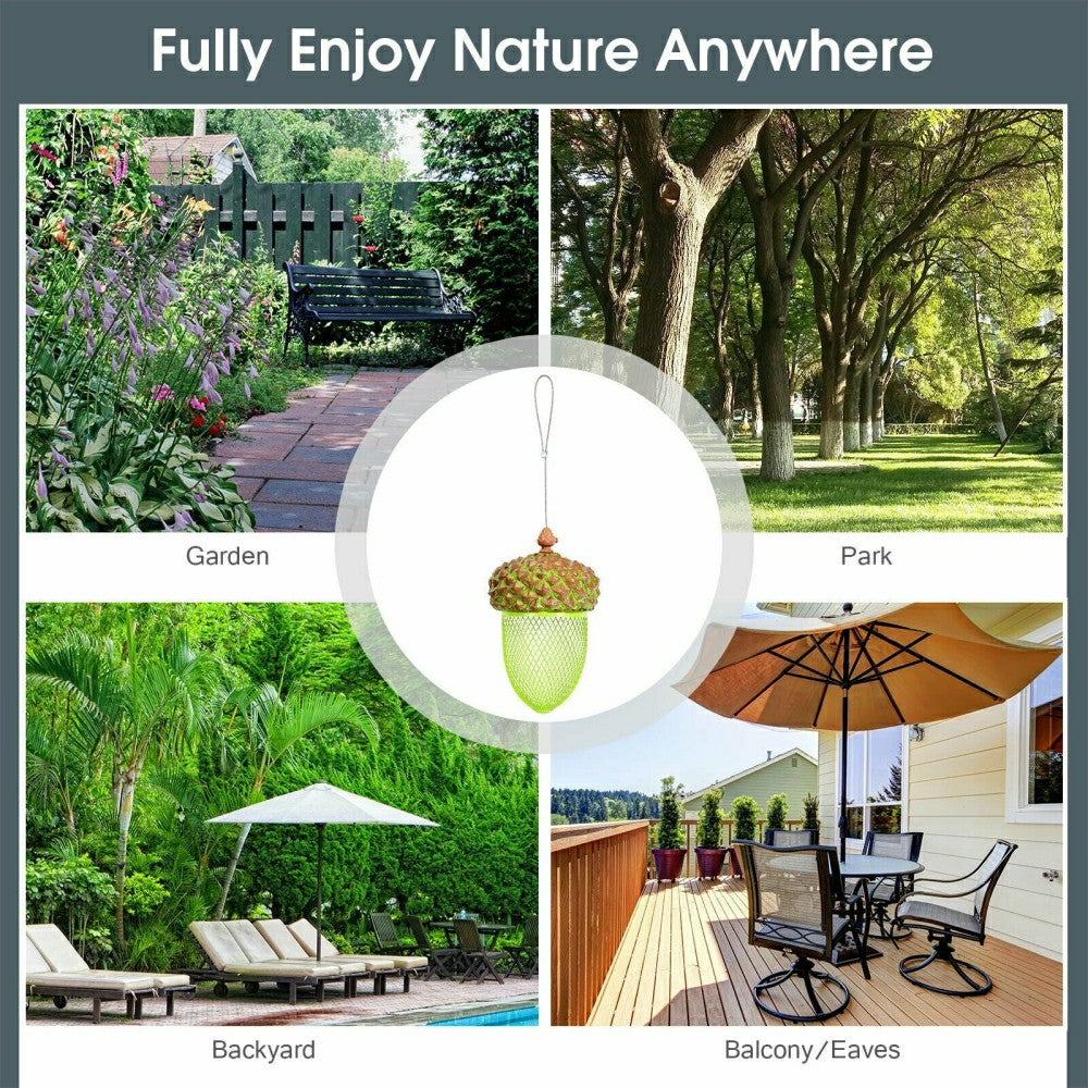 Metal Acorn Wild Bird Feeder | Plow & Hearth