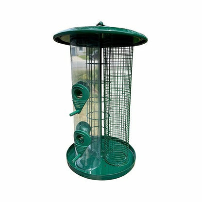 3-in-1 Outdoor Tube Bird Feeder for Small Wild Birds | Plow & Hearth